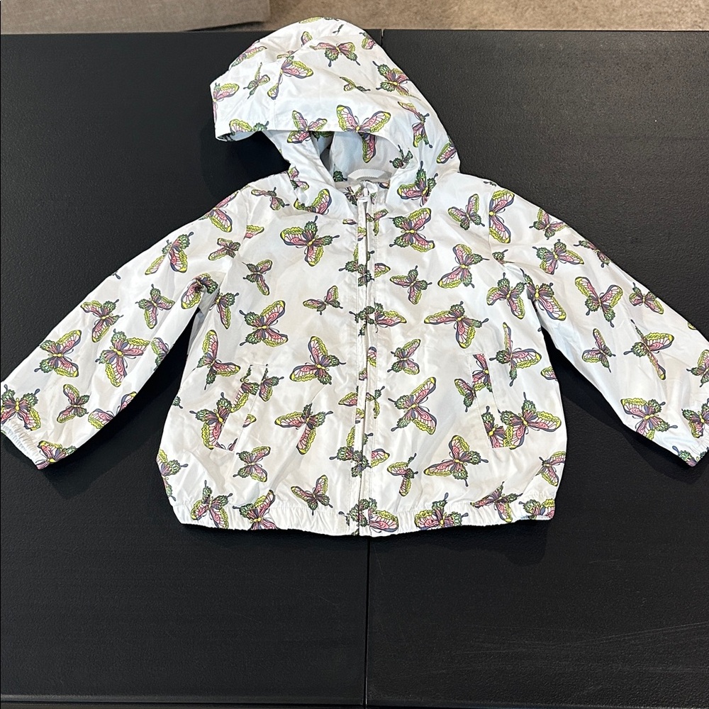 GAP Toddler Rain Jacket with Butterfly Design